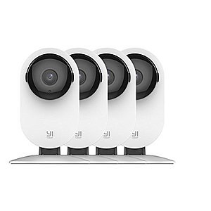 YI 4pc Home Camera, 1080p Wi-Fi IP Security Surveillance Smart System with 24/7 Emergency Response, Night Vision $90