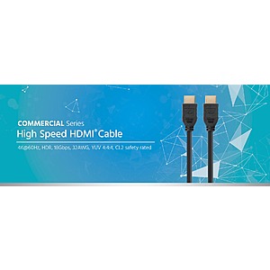 Monoprice Multiple lengths HDMI Cable 3 Pack combo deal ( 3ft, 6ft, 10ft) 4k @60Hz 18gbps starting $6.49