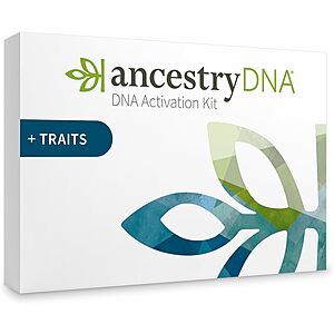 AncestryDNA + Traits Genetic Test Kit (Amazon/Walmart) $49