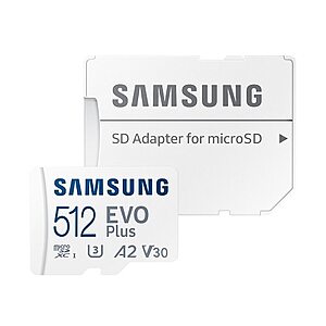 Amex YMMV: 512 GB Samsung EVO Plus microSDXC Memory Card + Dell AC511M Stereo Soundbar + $25 Dell Promo Card $47.48