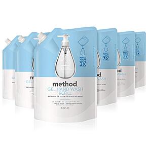 Method Hand Soap Refill Pouches - 6 pack for $19.48 ($3.25 each)