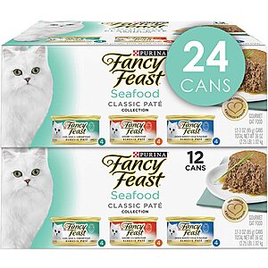 Amazon ~ Fancy Feast Seafood Pate 24 cans $9.72 w/25% off coupon and SS LIMITED TIME DEAL