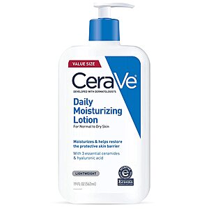 19-Oz CeraVe Daily Body & Facial Moisturizing Lotion for Dry Skin (w/ Hyaluronic Acid and Ceramides) $10.44 w/ S&S + Free Shipping w/ Prime or Orders $25+