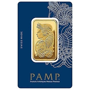 Costco Members: 1oz Gold Bar PAMP Suisse Lady Fortuna Veriscan (New In Assay) $1900 + Free Shipping