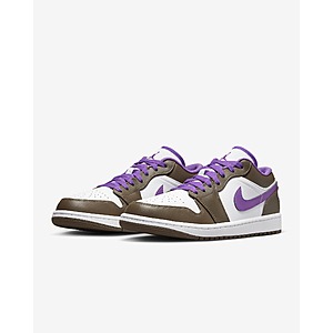 Nike Men's Air Jordan 1 Low Shoe (Palomino/White/Berry) $53.58 + Free Shipping