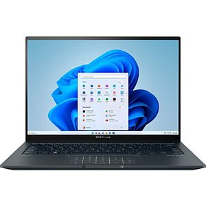 ASUS ZenBook 14X: 14.5" 2.8K OLED 120Hz Touch, i5-13500H, 8GB LPDDR5, 512GB SSD $549.99
