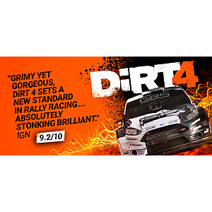 DiRT 4 (PC Digital Download) $1