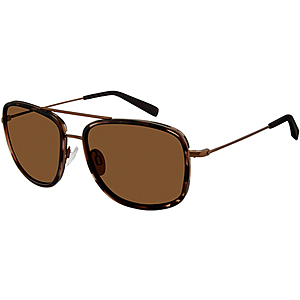 Eddie Bauer Polarized Modern Navigator Sunglasses (Tortoise Brown) $22 + Free Shipping