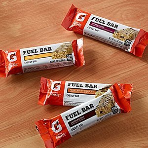 Gatorade Prime Fuel Bar, Chocolate Chip, 45g of carbs, 5g of protein per bar (12 Count) $10.39