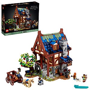 2164-Piece LEGO Ideas Medieval Blacksmith Building Kit + $10 Target eGift Card $150 + Free Shipping
