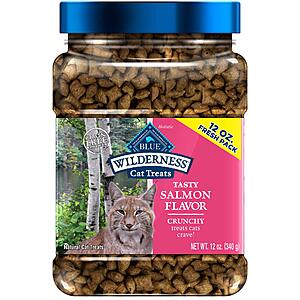 12-Oz Blue Buffalo Wilderness Crunchy Cat Treats (Salmon) 2 for $6.92 ($3.46 Ea) w/ S&S + Free Shipping w/ Prime or on $35+