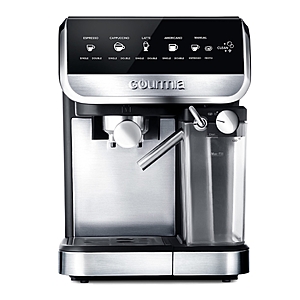 YMMV: Gourmia Espresso, Cappuccino, Latte & Americano Maker with Automatic Frothing - $50