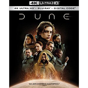 4K Ultra HD Physical Movies: Dune, Edge of Tomorrow or The Batman $10 Each & More + Free S/H