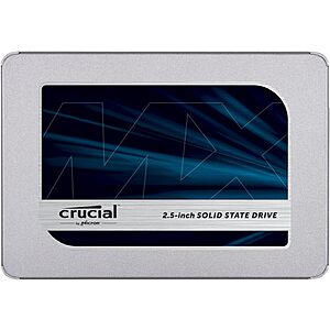 2TB Crucial MX500 3D NAND 2.5" Internal Solid State Drive $80 + Free Shipping