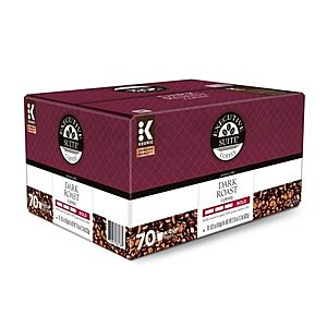 70 count Executive Suite Coffee K-Cup pods $23.99 + 100% back in rewards Office Depot Officemax free store pickup