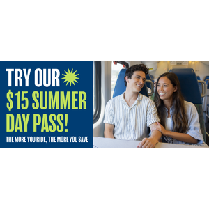 Southern California Area: 1-Day Weekday Summer Pass for Unlimited Rides/Transfers $15 (Travel Weekdays May 30-September 1, 2023)