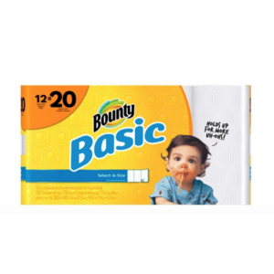 3X Bounty Basic Select-a-size Paper Towels 1 Ply + filler = $30.36 @ Target (using $10 off $40 coupon)