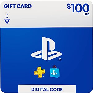 $100 PlayStation Store Gift Card + $10 Amazon digital credit  - $100