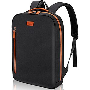 Voova Travel Laptop Backpack for Men Women, Slim Lightweight Backpack School Bookbag with Laptop, Waterproof Computer Bag Fits 14-15.6 Inch $23.99 - $10.79
