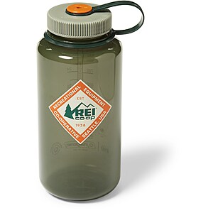 REI Co-op Members: Nalgene Water Bottles: 32-Oz Sustain Graphic (Narrow or Wide Mouth) $7.90 & More + Free S/H