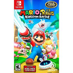 GCU Members: Mario + Rabbids Kingdom Battle (Nintendo Switch)  $23 & More + Free Store Pickup