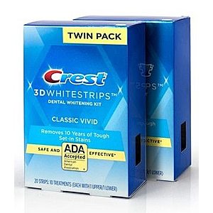 Crest Classic Vivid Whitestrips Twin-Pack $26 (reg $50) shipped