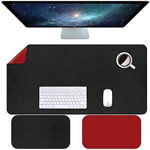 Anyshock Desk Pad, Dual-Side Use Mouse Mat, Waterproof PU Leather, Blotter Protector, Multifunctional Writing Mat for Office Laptop, Home (23.6" x 13.7") Amazon Prime 40% Off $9.59