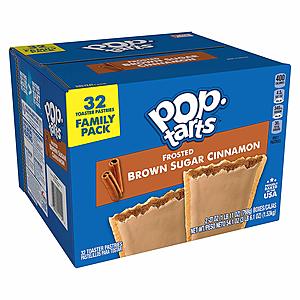 32-Count Kellogg's Pop-Tarts Toaster Pastries (Frosted Brown Sugar Cinnamon) $5.40 w/ S&S + Free S&H