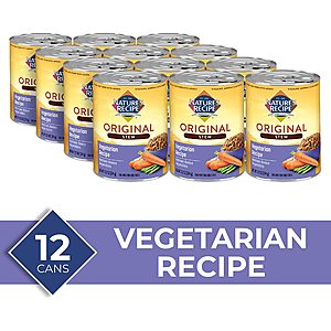 12-Pack 13.2-Oz Nature's Recipe Healthy Skin Vegetarian Recipe Canned Dog Food $6.80 w/ Autoship + F/S $49+ or w/ Amazon Prime
