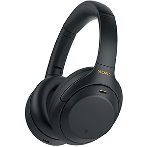EDU Discount: Sony WH-1000XM4 Wireless Noise-Canceling Over-Ear Headphones (Black) $193.20