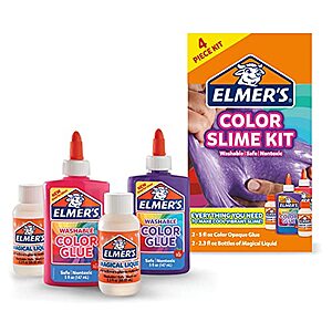 4-Piece Elmer's Color Slime Kit (Opaque Pink/Purple) $6.90 + Free Shipping w/ Prime or on $25+
