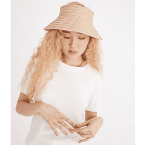 Madewell Women's Packable Straw Visor Hat $15.20 + Free Shipping