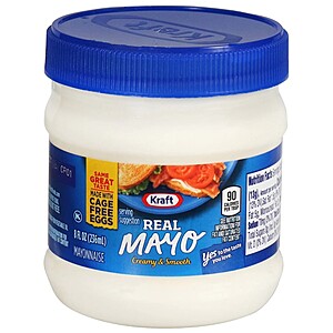 Kraft Real Mayo, 8-oz.  ($1.25 at Dollar Tree)