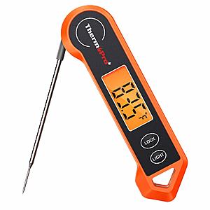 ThermoPro TP19H Waterproof Digital Thermometer w/ Large Rotating Backlit LCD Screen and Foldable Probe ($12.09 after $5 coupon and 10% off code)
