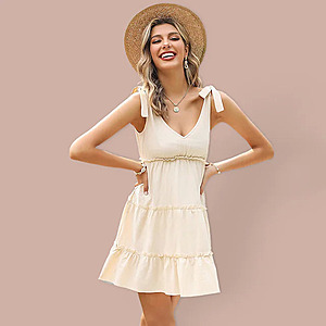 Women's Short Mini Dress Shift Dress $5.99 - $8.35 + Free Shipping