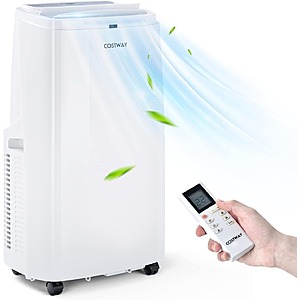 Costway 3 in 1 9000 BTU Portable Air Conditioner w/ Fan & Dehumidifier Rooms up to 350 sq.ft $179.99 + Free Shipping