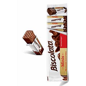 3-Pack 18-Piece Biscolata Minis Milk Chocolate Wafer Bars $3 w/ Subscribe & Save