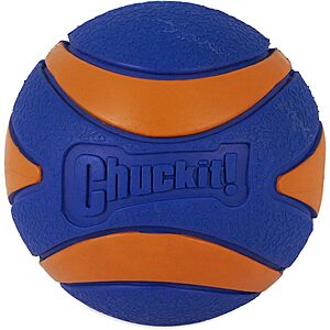Buy 3 Get 1 Free Chuckit Dog Toys: 2-Count Ultra Squeaker Balls (Medium) 4 for $18.20 ($4.55 each, $2.28 per ball) w/ S&S, More + Free Shipping w/ Prime or on $35+