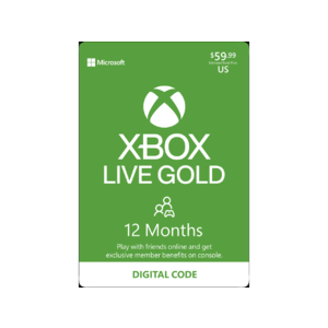 12 Month Xbox Gold Live Membership (Digital Code) $49.49