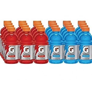Gatorade Thirst Quencher, Fruit Punch and Cool Blue Variety Pack, 12 Ounce (24 pack) $8.14