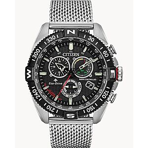 Citizen Promaster Navihawk A-T Eco-Drive Men's Stainless Steel Watch $260 + Free Shipping