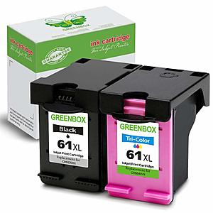 Generic 61XL ink cartridge Set - 1 Black & 1 Tri-Color $18.89 AC
