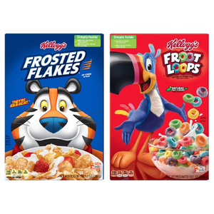 Kellogg's Cereal: Frosted Flakes, Froot Loops, Apple Jacks, Corn Pops (10.1-13.7oz) or 8-count Pop-Tarts (13.5oz) - 2 for $2.76 + Free Pickup