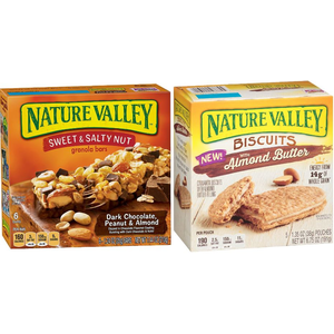 5-Pack & 6-Pack Nature Valley Granola Bars (various flavors) $2.25 + Free Store Pickup ($10 order minimum)