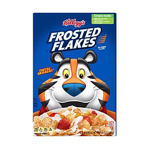 Kellogg's Cereal: 13.5-Oz Frosted Flakes,  10.1-Oz Apple Jacks,  10.1-Oz Froot Loops - $1.38 + Free Shipping