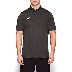 ASICS Men's Hex Print Performance Polo (Small) + 2.5% SD Cashback (PC Req'd) $10 & More + Free S&H on $75+