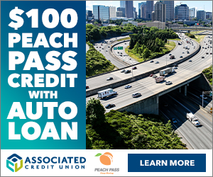 Associated Credit Union: Get a $100 Peach Pass Credit w/ Auto Loan Finance or Refinance (Georgia Residents)