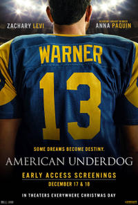 2 Tickets for American Underdog Early Access Screening $30 Off (December 17 or 18)