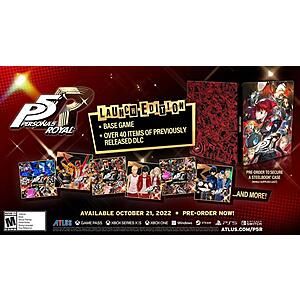 Persona 5 Royal Steelbook Edition (PS5) $29 + Free Store Pickup