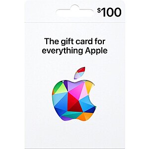 $100 Apple Gift Card (Physical or Digital) + $10 Best Buy eGift Card $100 & More